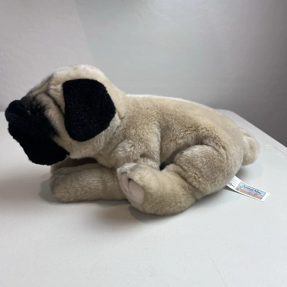 Animal Alley Toys R Us Pug Puppy Dog Plush Stuffed Animal Realistic 12